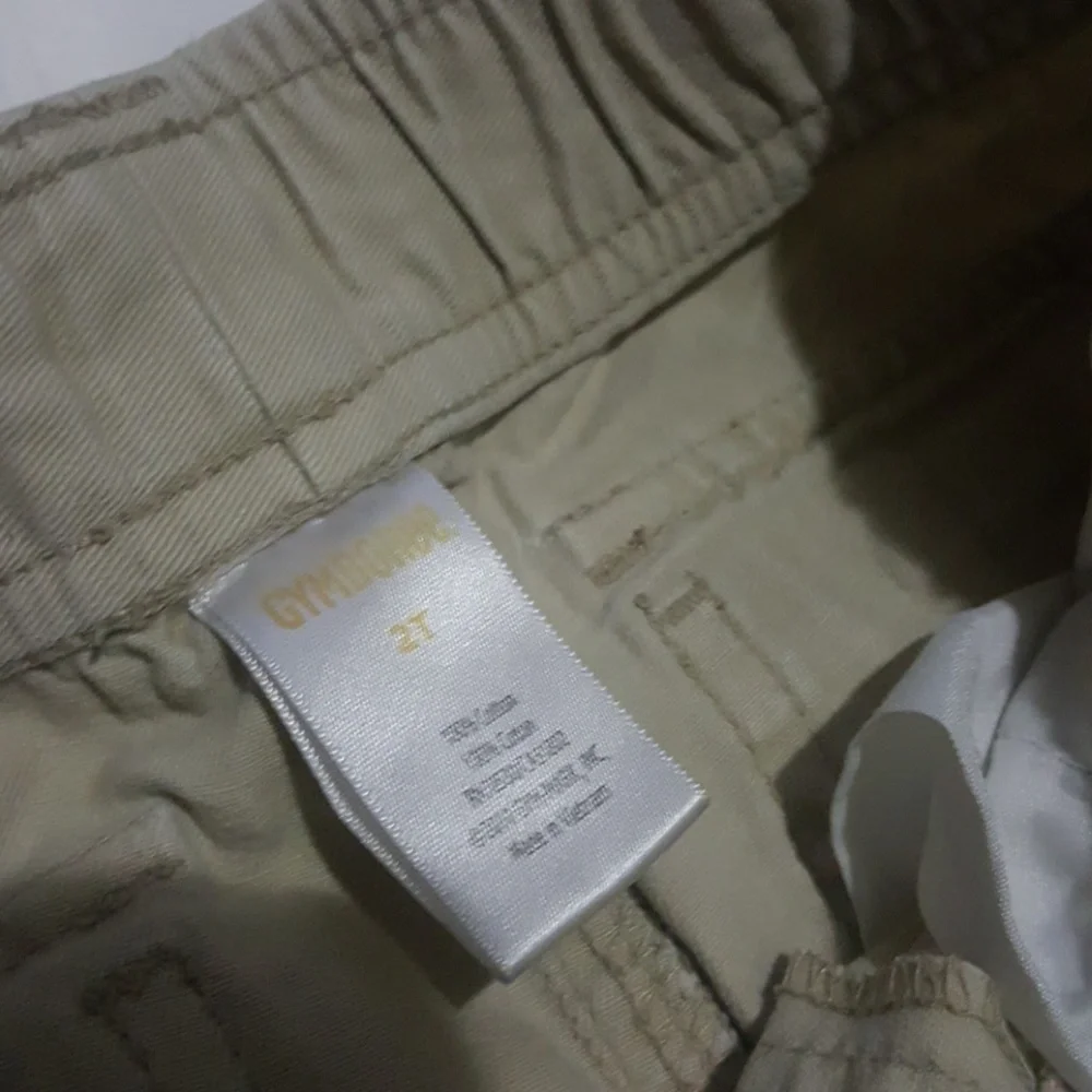 Gymboree Tan Khaki Cargo Shorts-2T